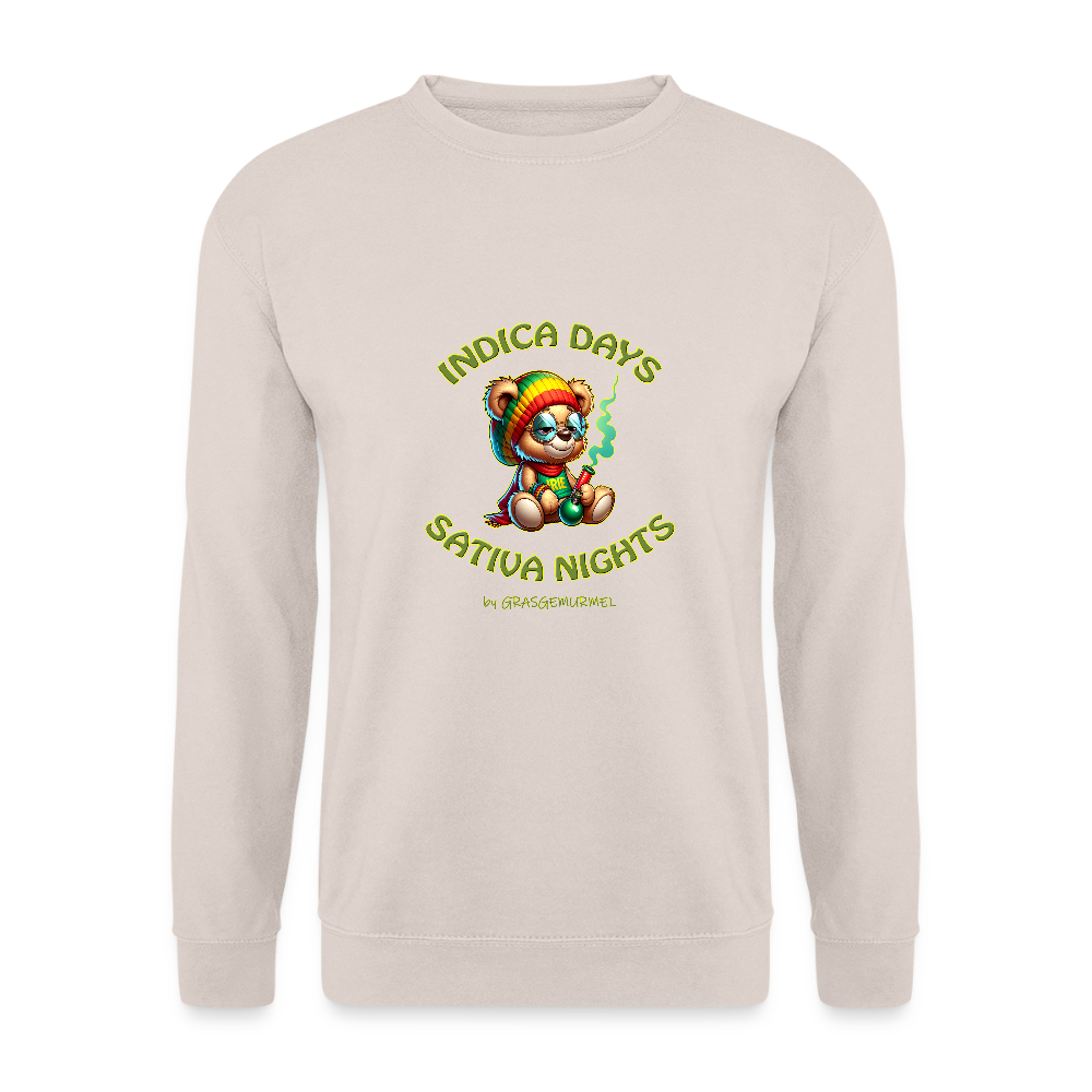 Indica Days Sativa Nights - Unisex Pullover - Sand