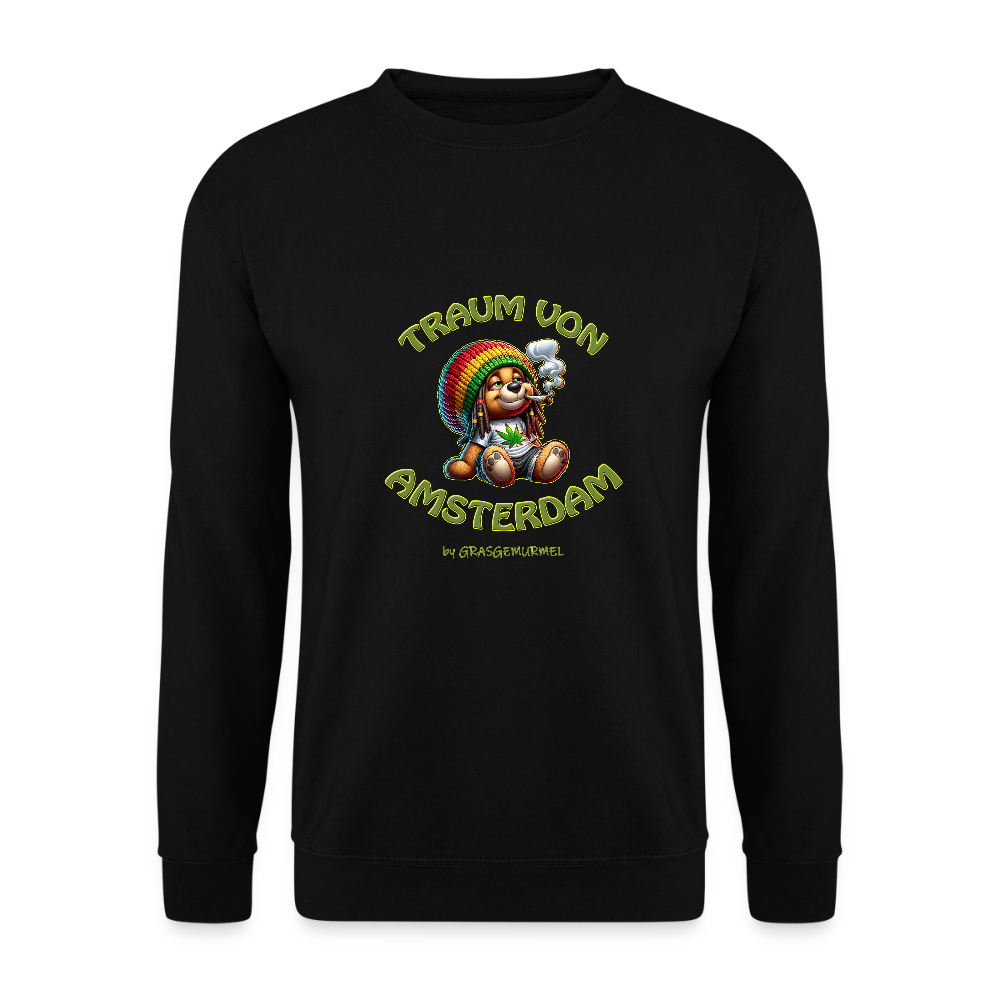 Traum von Amsterdam - Unisex Pullover - Schwarz