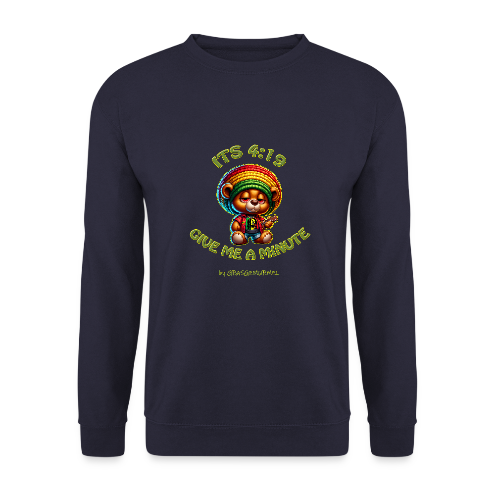 Its 4:19 give me a minute - Unisex Pullover - Navy