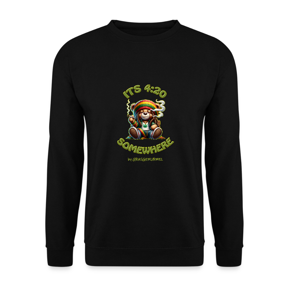 Its 4:20 somewhere - Unisex Pullover - Schwarz