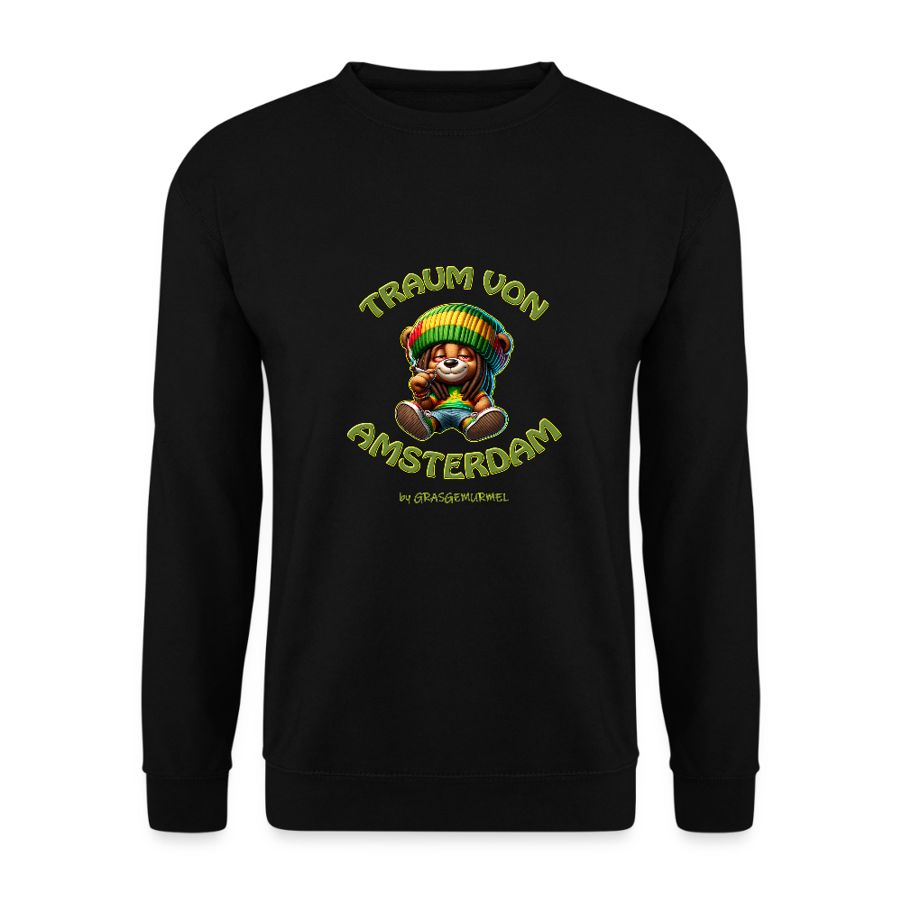 Traum von Amsterdam - Unisex Pullover - Schwarz
