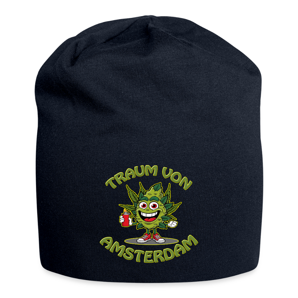 Traum von Amsterdam - Jersey-Beanie - French Navy