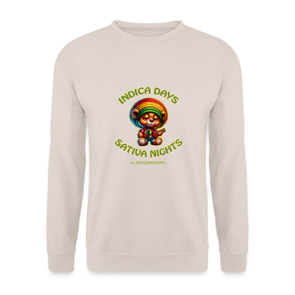 Indica Days Sativa Nights - Unisex Pullover - Sand