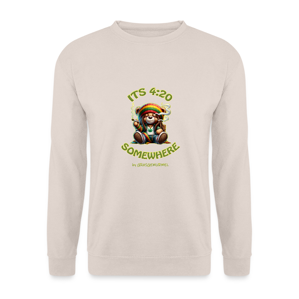 Its 4:20 somewhere - Unisex Pullover - Sand