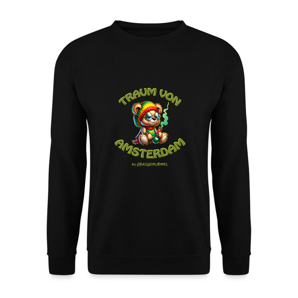 Traum von Amsterdam - Unisex Pullover - Schwarz