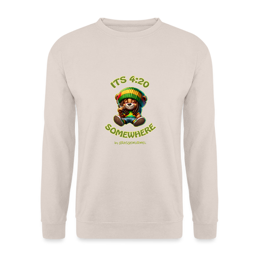 Its 4:20 somewhere - Unisex Pullover - Sand