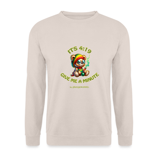 Its 4:19 give me a minute - Unisex Pullover - Sand