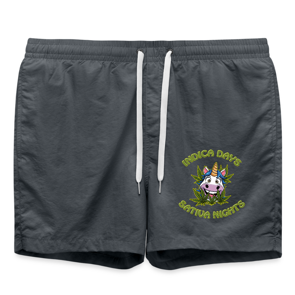 Indica Days Sativa Nights - Badeshorts - Anthrazit