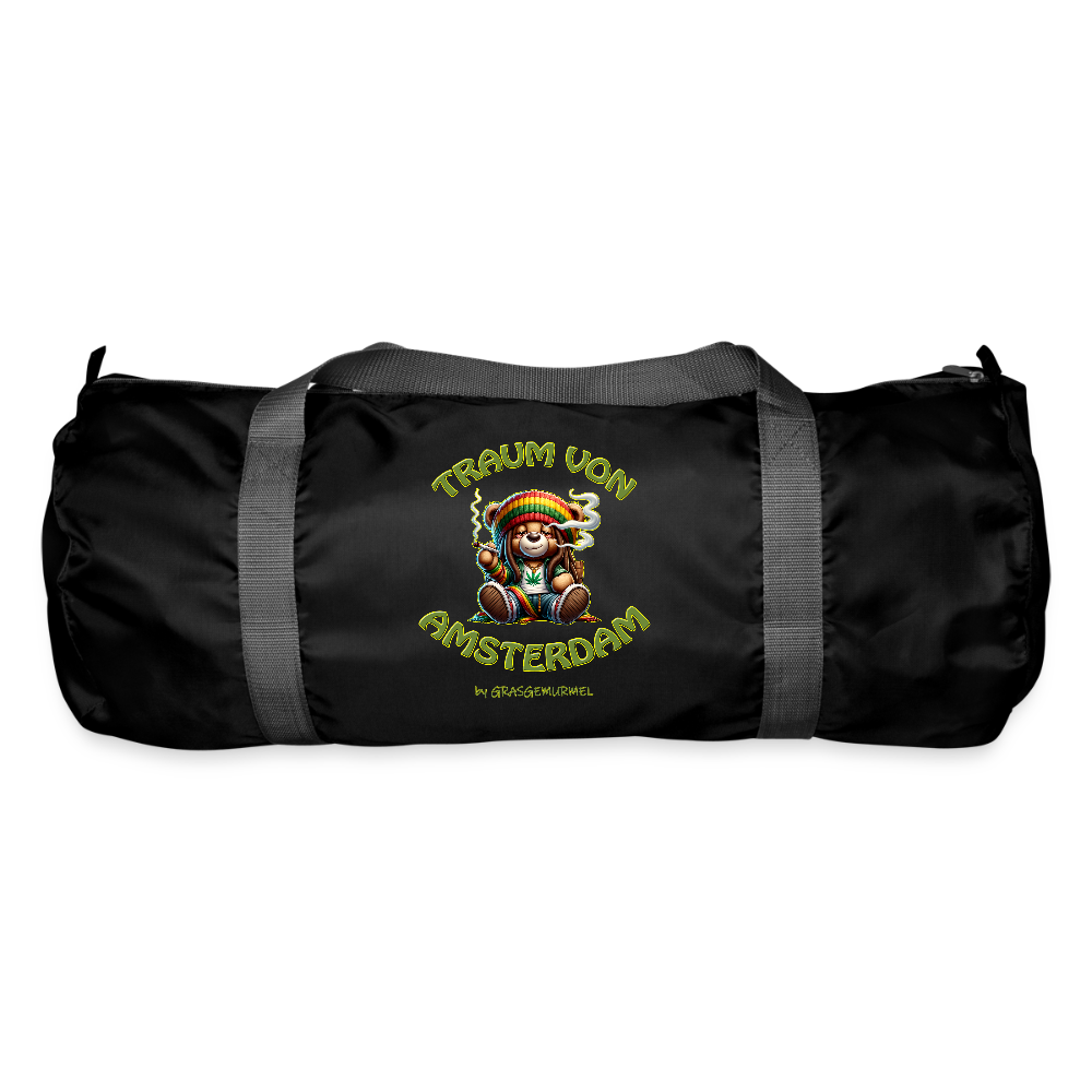 Traum von Amsterdam - Sporttasche - Schwarz