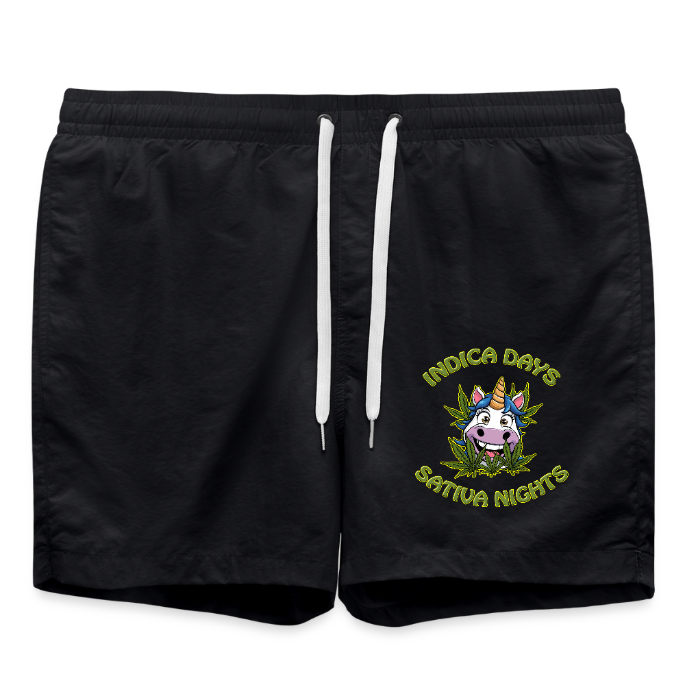Indica Days Sativa Nights - Badeshorts - Schwarz