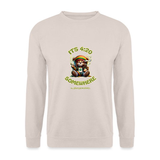 Its 4:20 somewhere - Unisex Pullover - Sand